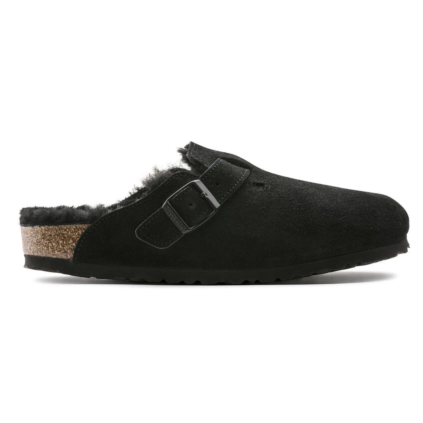 Outlet โจ Birkenstock Boston Suede Leather Black ๐ 9 Outlet โจ Birkenstock Boston Suede Leather Black ๐ - Image 9
