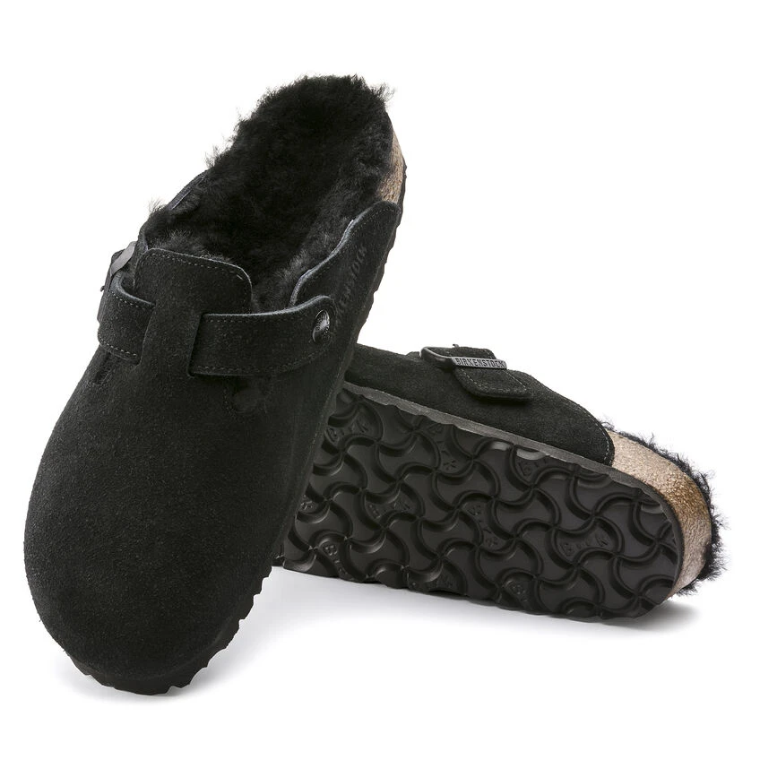 Outlet โจ Birkenstock Boston Suede Leather Black ๐ 6 Outlet โจ Birkenstock Boston Suede Leather Black ๐ - Image 6