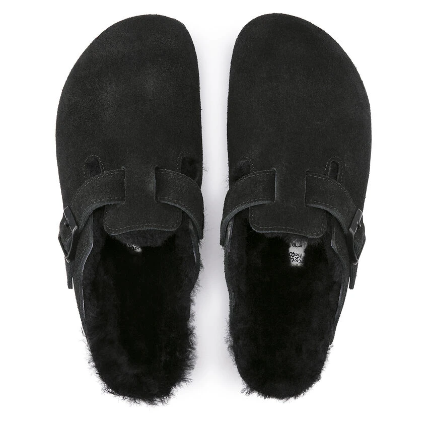 Outlet โจ Birkenstock Boston Suede Leather Black ๐ 7 Outlet โจ Birkenstock Boston Suede Leather Black ๐ - Image 7