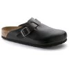 Best deal 🛒 Birkenstock Boston Smooth Leather Amalfi Black 🔔