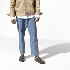 Deals 👍 Birkenstock Boston Natural Leather Dark Brown ⭐ -Men Shoes Store 60103 f look m