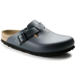 Coupon ✨ Birkenstock Boston Natural Leather Blue ⌛