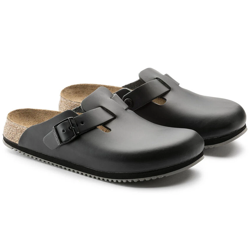 Deals ⌛ Birkenstock Boston Natural Leather Black ❤️ 5 Deals ⌛ Birkenstock Boston Natural Leather Black ❤️ - Image 5