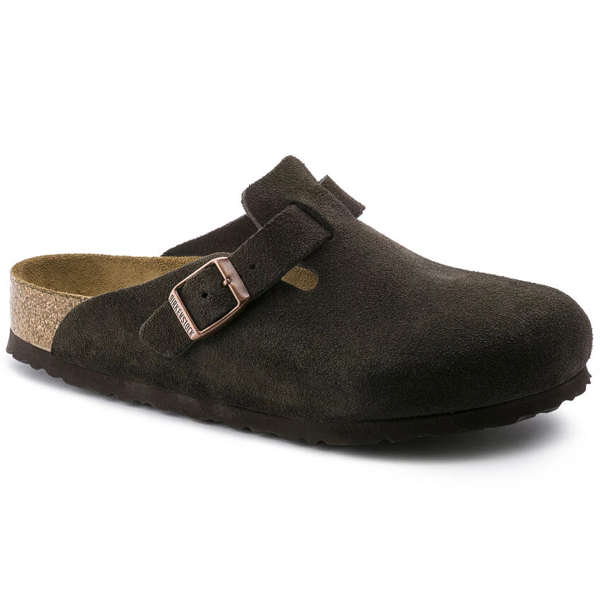 Cheap ✨ Birkenstock Boston Suede Leather Mocha 🥰 1 Cheap ✨ Birkenstock Boston Suede Leather Mocha 🥰