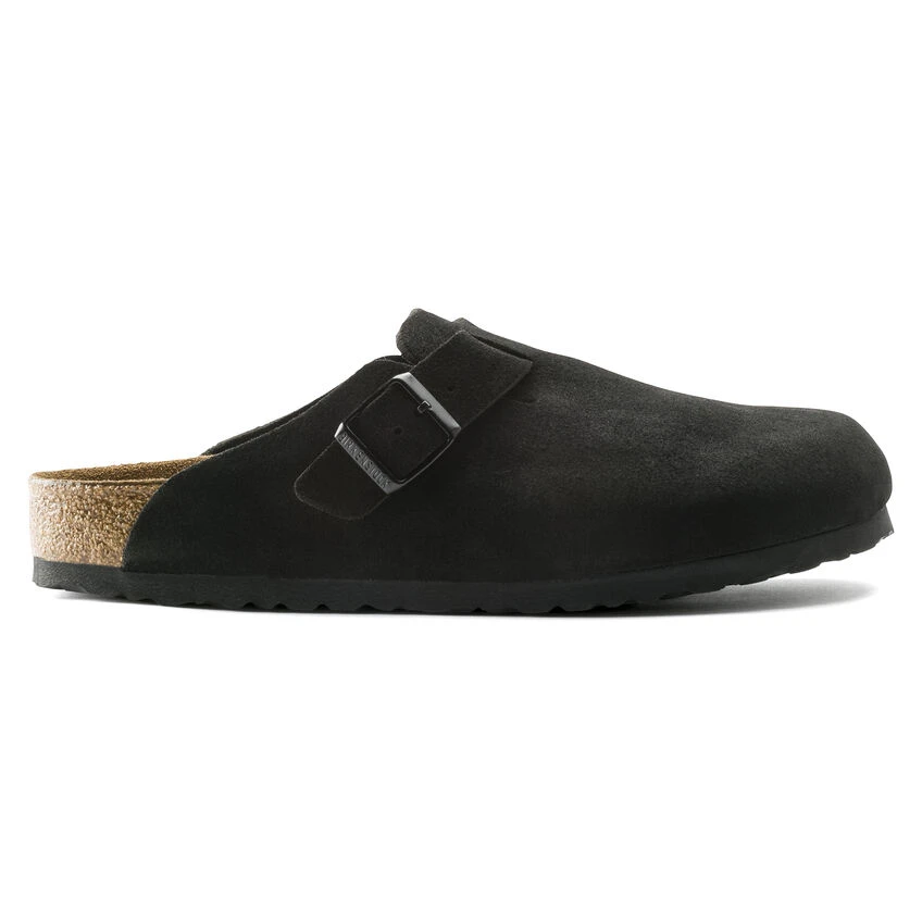 Promo ✨ Birkenstock Boston Suede Leather Black 🔔 8 Promo ✨ Birkenstock Boston Suede Leather Black 🔔 - Image 8