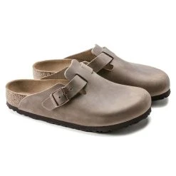 Coupon 👍 Birkenstock Boston Oiled Leather Tobacco Brown ❤️ -Men Shoes Store 960813 pair